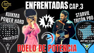 KUIKMA Power Hard Vs TRITON Pro 🔥¿Cuál es MAS POTENTE🔥 Comparativa padel [upl. by Atinad36]