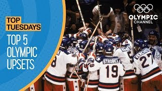 Top 5 Upsets in Olympic History  Top Moments [upl. by Maitilde519]