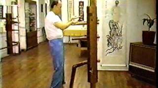 wing chun moy yat on the jong [upl. by Dadivitan]