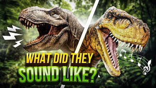 Dinosaur sounds  What did Tyrannosaurus Parasaurolophus and Ankylosaurus sound like [upl. by Nedra934]