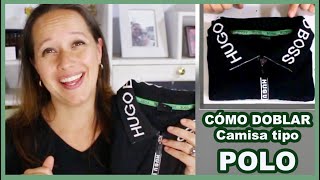 👕 CAMISAS tipo POLO 4 FORMAS para DOBLARLAS  Lecotiú [upl. by Elconin396]