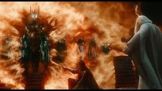 Dark Lord SAURON Scenes  Lord of the Rings Hobbit [upl. by Ahseram444]