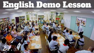 English Demo Lesson with commentary [upl. by Gnoc]