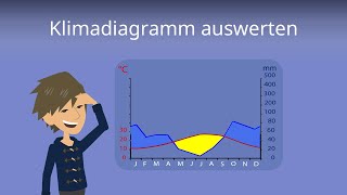 Klimadiagramm Auswerten So gehts  Studyflix [upl. by Animsay947]