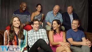 Brooklyn Nine Nine Cast on Being Saved by NBC  ComicCon 2018  TVLine [upl. by Enorahs]