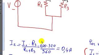 Esercizio con il partitore di corrente [upl. by Sacha829]