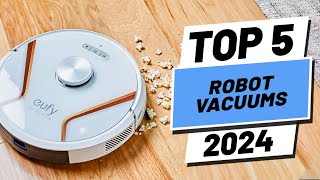 Top 5 BEST Robot Vacuums in 2024 [upl. by Agon]