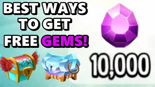 BEST WAYS to Get GEMS F2P in Dragon City 2023 Free Daily Gems Guide [upl. by Telrats]