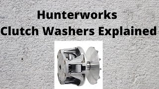 Hunterworks Clutch Washers Explained [upl. by Mikal]