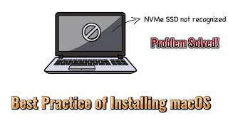 5 What if your NVME SSD cannot be detected — best practice of macOS installation [upl. by Auhsot]