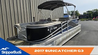 2017 SunCatcher G3 Pontoon Tour SkipperBuds [upl. by Schurman]