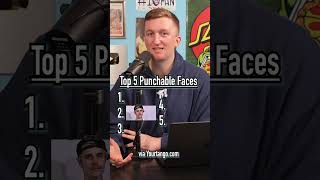 TOP 5 celebrities with PUNCHABLE FACES shorts top10 top5 tierlist funny [upl. by Dunkin]