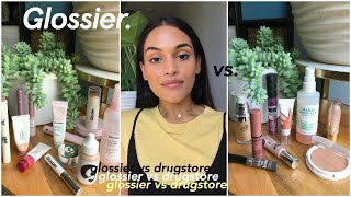 half face glossier vs half face drugstore unreal [upl. by Yesnyl]