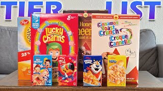 My cereal TIER LIST [upl. by Nessi]