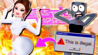 Playing The ILLEGAL VERSION Of DRESS TO IMPRESS I am traumatized  ROBLOX [upl. by Joselyn]