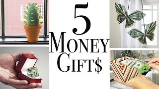 5 Money gifts  EASY DIY [upl. by Wain248]