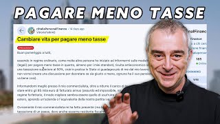 Cambiare Vita Per Pagare Meno Tasse  Reddit Reaction [upl. by Eaton529]