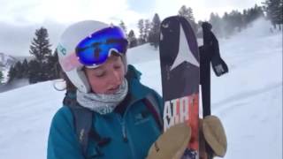 2015 ATOMIC Backland 95 Video Ski Review [upl. by Odrude859]