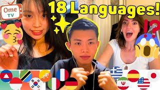 What If POLYGLOT Speaks Different Languages to Strangers  Omegle [upl. by Quiteri]