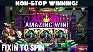 😱 NONSTOP WINNING 💰 ALL ABOARD THE LUCK TRAIN 🚂 Luckyland Slots [upl. by Lasky385]