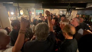 Sea shanties with Cadgwith Singers at the Cadgwith Cove Inn [upl. by Witte]