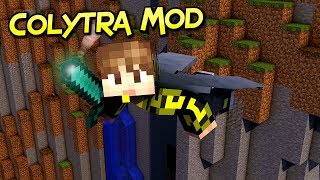 Colytra Mod 1165 Gameplay  How to Attach your Elytra into your Chestplate in Minecraft Forge [upl. by Meihar]