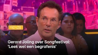 Gerard Joling over Songfestival Leek wel een begrafenis  Renze [upl. by Nelloc]