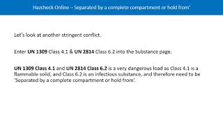 IMDG Code 4020  How do I complete a Stowage and Segregation check [upl. by Salesin]