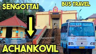 Sengottai To Achankovil bus Travel🚍 Bus timings mor 8am from Sengottai bus stand Achankovil bus [upl. by Aral]