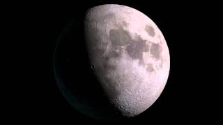 2011 Moon Phases Animation 1080p [upl. by Robbin908]