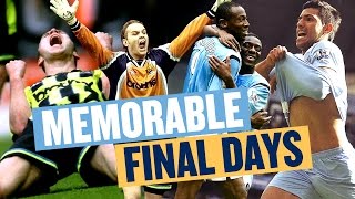 FROM DICKOV TO AGUERO  Memorable Manchester City Final Days [upl. by Enelyad727]