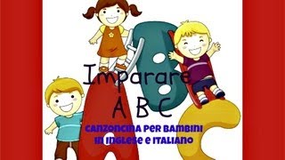 Canzoncina dell alfabeto  Inglese per bambini piccoli [upl. by Zetnom]