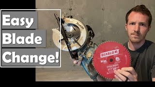 How to Change a Makita Circular Saw Blade  Easy Circular Saw Blade Change Out [upl. by Aihtnamas]