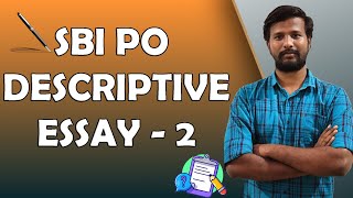 Descriptive writing for SBI PO IBPS PO Mains  Letter writing Solved LIVE by Ashutosh Sharma [upl. by Housum90]