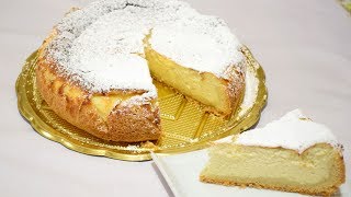 TORTA DI RICOTTA E BUDINO  Kasekuchen ricetta torta al formaggio tedesca [upl. by Goddard344]