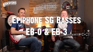 All About The Bass  Epiphone SG Basses EB0 amp EB3 [upl. by Norramic]