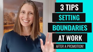 How to Set Boundaries at Work With Coworkers and Colleagues [upl. by Aneehsit798]