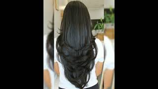 quotVShaped Haircut for Curly Wavy and Straight Hairquot [upl. by Fadil618]