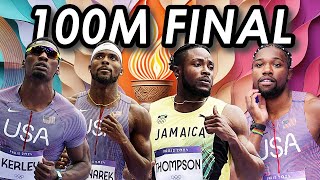 Mens 100m Final WatchAlong  Paris Olympics Athletics [upl. by Animahs]