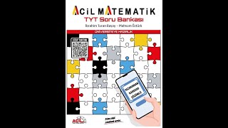 Acil Yayınları TYT Matematik Soru Bankası [upl. by Leryt]