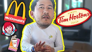 TIM HORTONS vs EVERY AMERICAN FAST FOOD [upl. by Priscilla277]