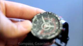 Timex Expedition T45581 EInstruments  Gezeiten Ebbe amp Flut Kompass Temperatur [upl. by Poll]