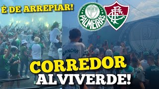 CORREDOR ALVIVERDE  PALMEIRAS X FLUMINENSE VALE TÍTULO [upl. by Rakabuba]