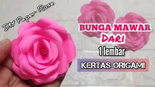 3 Cara Simpel Membuat Kerajinan Hiasan Dinding Cantik dari Kertas Origami [upl. by Penoyer520]