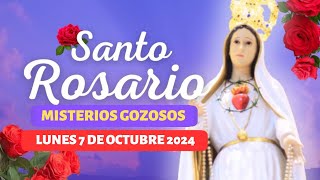 Santo Rosario de hoy LUNES 7 DE OCTUBRE  Misterios Gozosos [upl. by Notsnarc415]