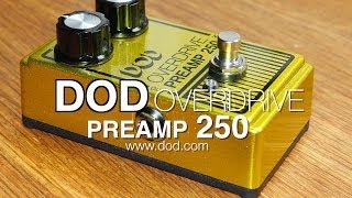 DOD Overdrive Preamp 250  DEMO [upl. by Elesig197]