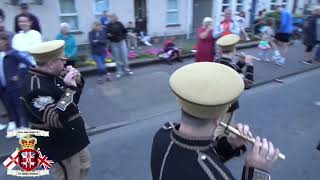 North Ballymena Protestant Boys FB  Clogher Protestant Boys FB Parade 2024 [upl. by Cown]