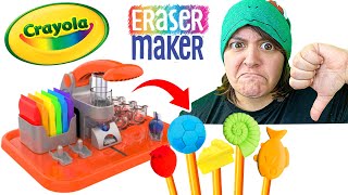 10 Reasons DONT BUY Crayola DIY Eraser Maker Kit [upl. by Machute]