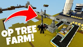 Insane Auto AFK Tree Farm INF Wood In Roblox Islands [upl. by Garbers710]