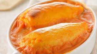 Recette  Quenelles gratinées à la sauce tomate [upl. by Turk]